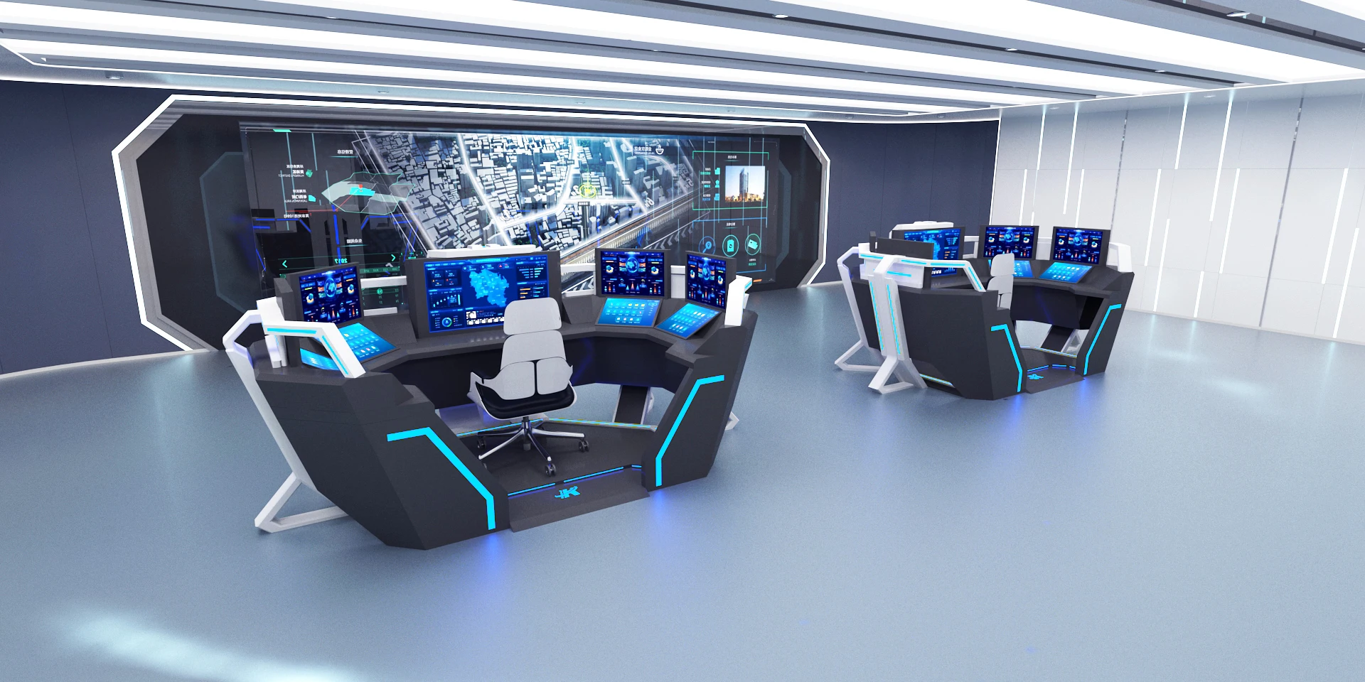 Kehua Fuwei Customizable Modular Office Command Center Control Room Console Command Center Workstations Control Consoles