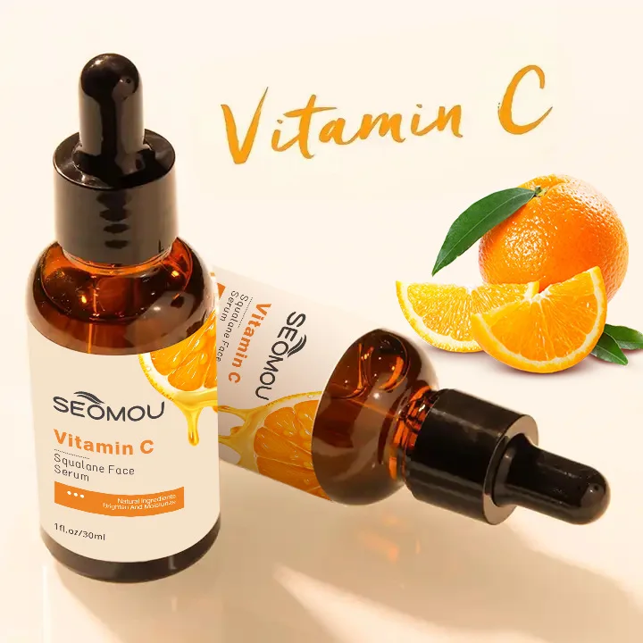 Full English VC Essence Cross-Border Hydrating Vitamin C Skin Care Serum Wholesale for Foreign Trade Essential Oil Moisturizing