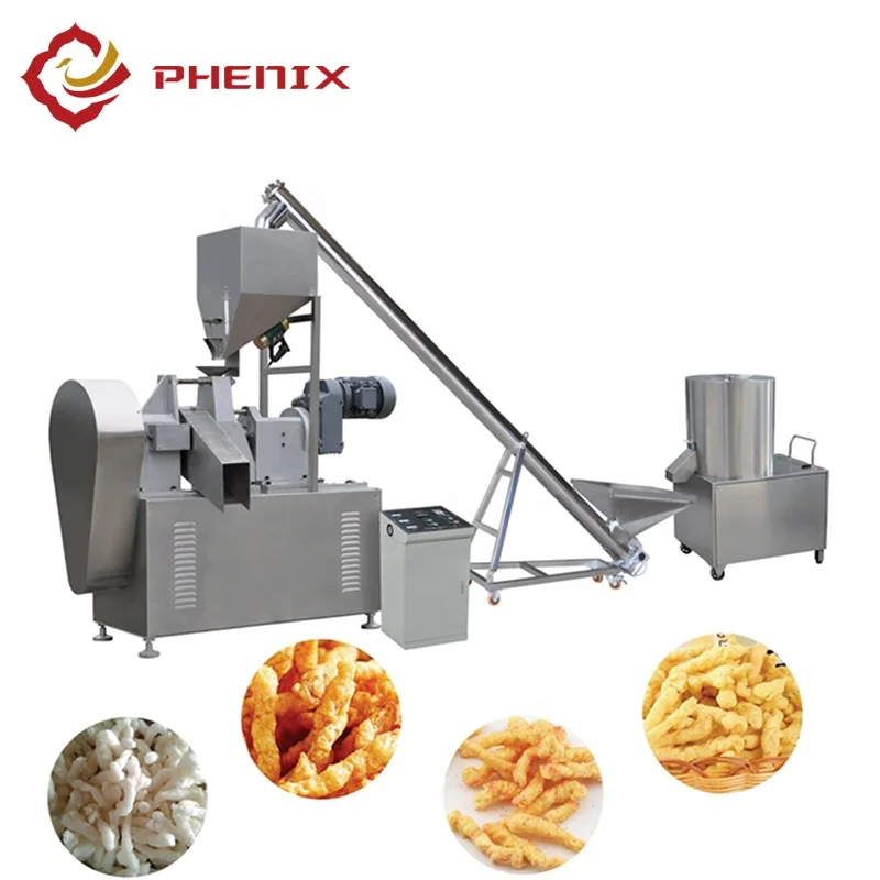 Fried Cheetos Crunchy niknaks kurkure Snacks Food Corn Twist Curl Food Making Machine