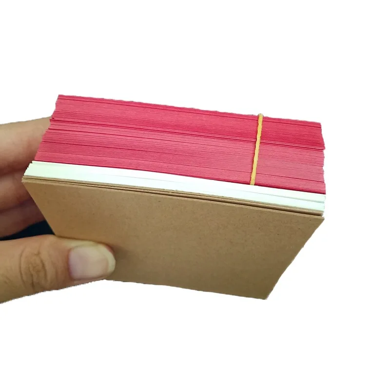 Коричневые открытки для праздников Amazon, открытки из крафт-бумаги, спасибо, открытки с пользовательской печатью логотипа