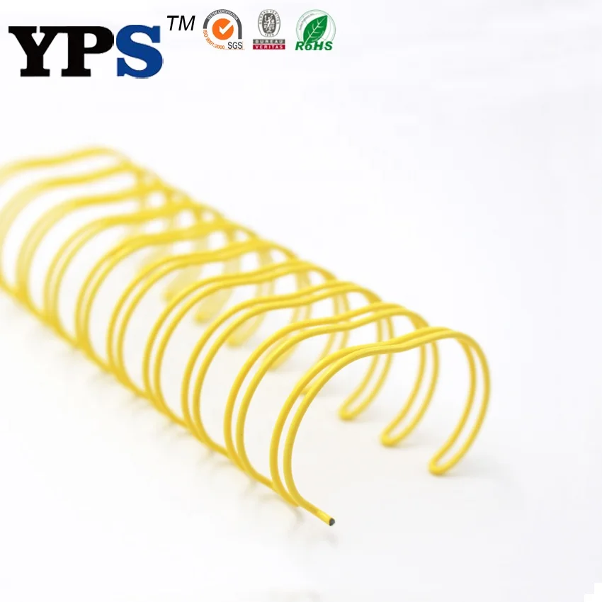 Versatile High Quality Aluminum Spiral Wire O Double Loop Wire Golden