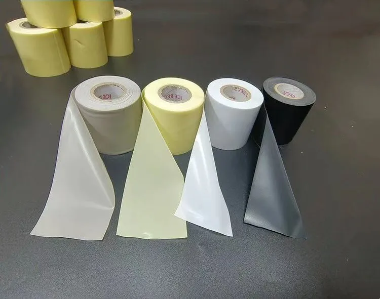 Strong Resilience Waterproof PVC Pipeline Cold Wrapping Pipe insulation protection pipe Non-adhesive PVC wrap tape