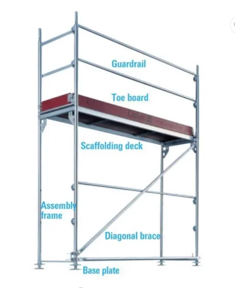 2024 Hot sale Factory Ringlock Facade Scaffolding Layher For Construction aluminium