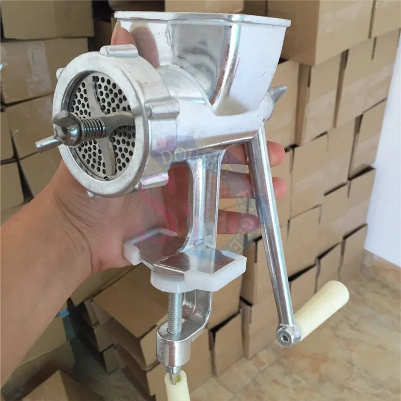 Factory Price Cheap Manual Animal Feed Processing Machine 4/5/6/7/8MM Extruded Stainless Steel Outlet Small Feed Animal Extruder