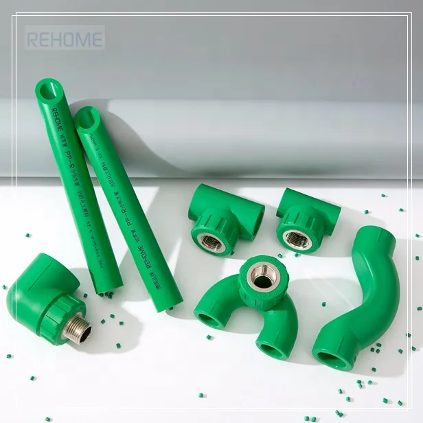 REHOME factory Plastic PN20 Pumps Solar Water PPR Connector Injection PPR Accessories elbow Fitting Plumbing PPR Fitting
