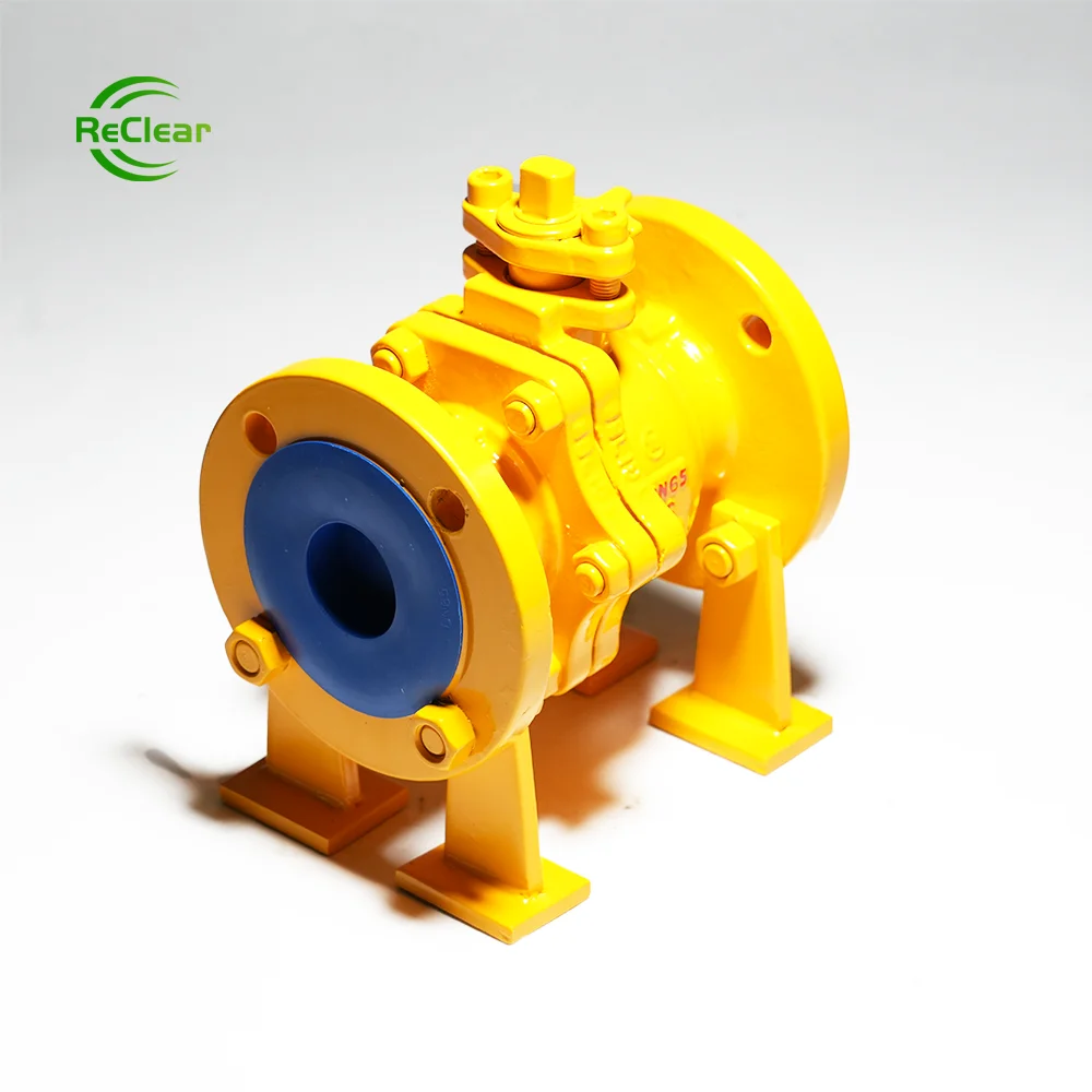 2cr13 Wcb Carbon Steel Floating Ball Valve with Flange Connection for Water Treatment Machinery Pn16 Q41f