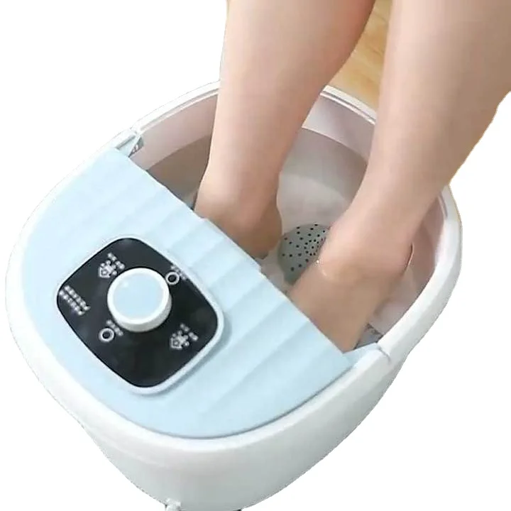 Electric Heat Foot Spa Massage Electric Shiatsu Pedicure Ionic Detox Foot Spa Foot  Bath Massager for Home Realx Massage