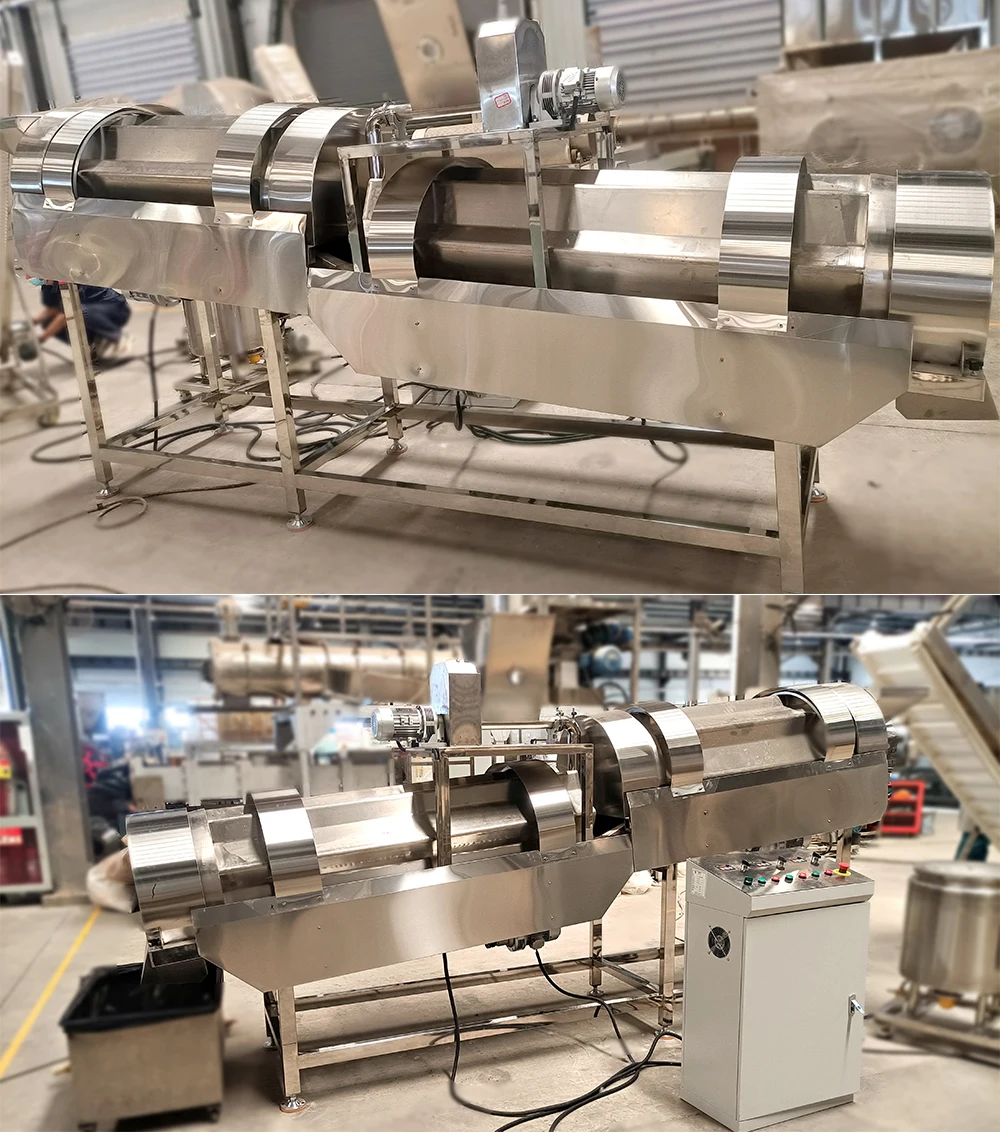 Big capacity 500kg/h fish feed production plant floating twin screw fish feed extruder