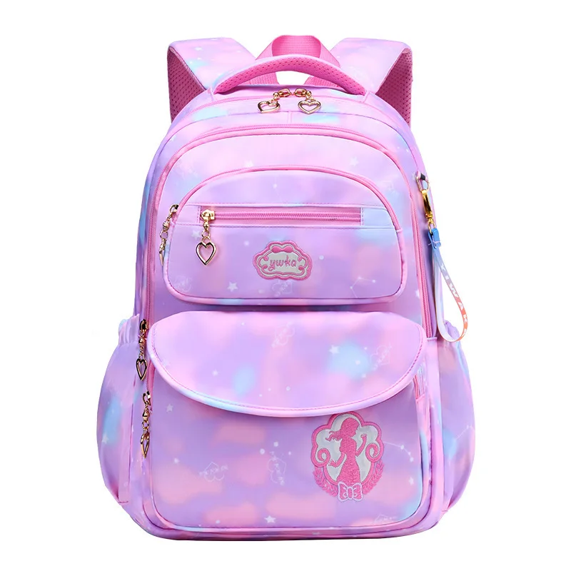 2024 Best Selling Lightweight Lovely Princess Pink Schoolbag Backpack for Girl Kids Fashionable Waterproof school bags