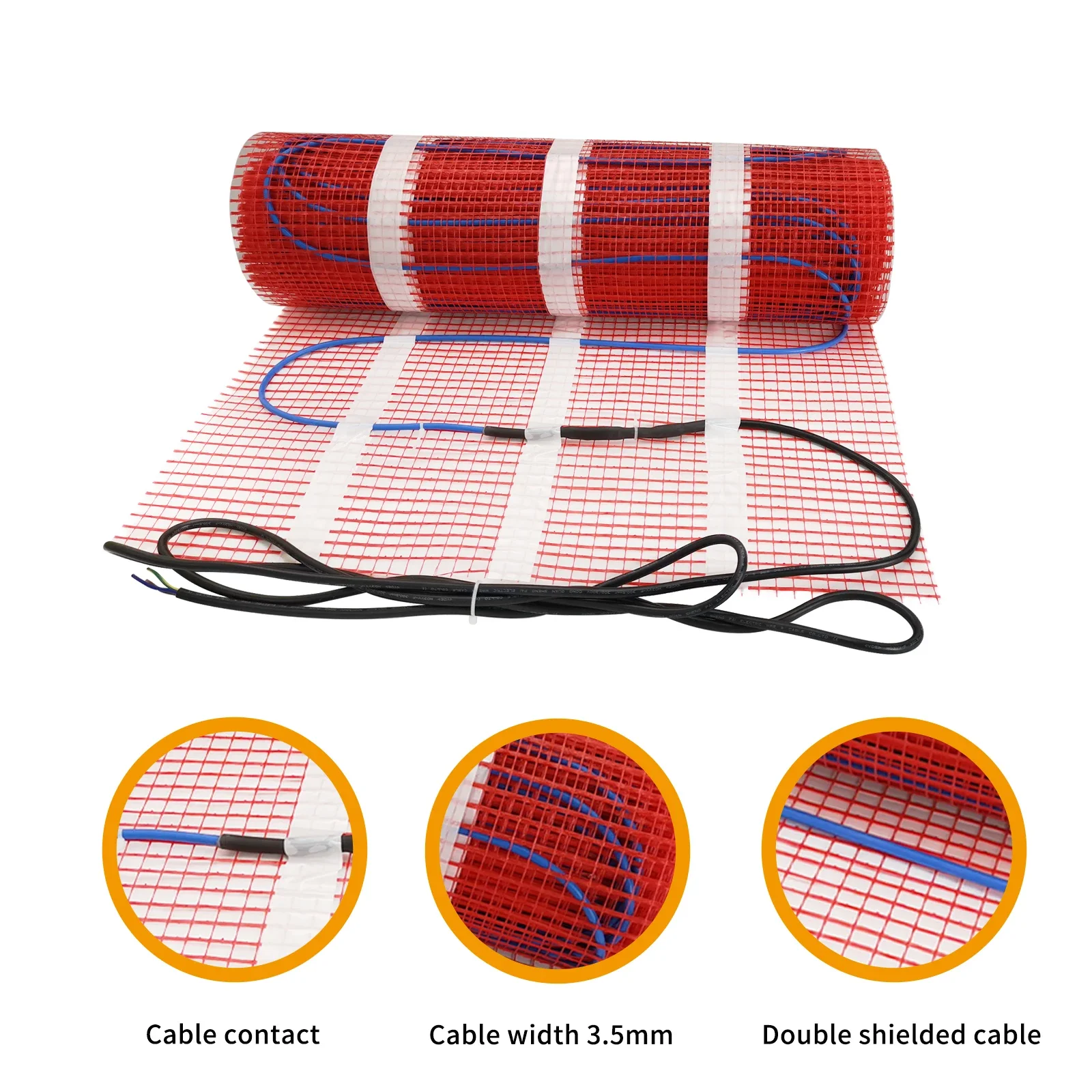 MINCO HEAT 4.5m2   Underfloor Heating Mat 150w/m2 Under Tile Driveway Snow Melting Pet Warming