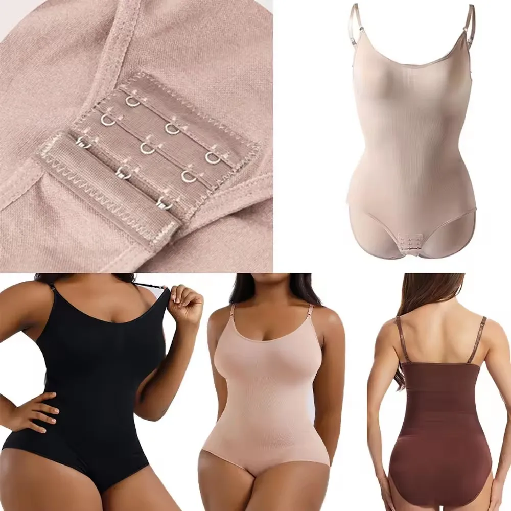 Custom Made Wide Straps shapewear Women backless tight belly pull up sexy European and American hip lift corset