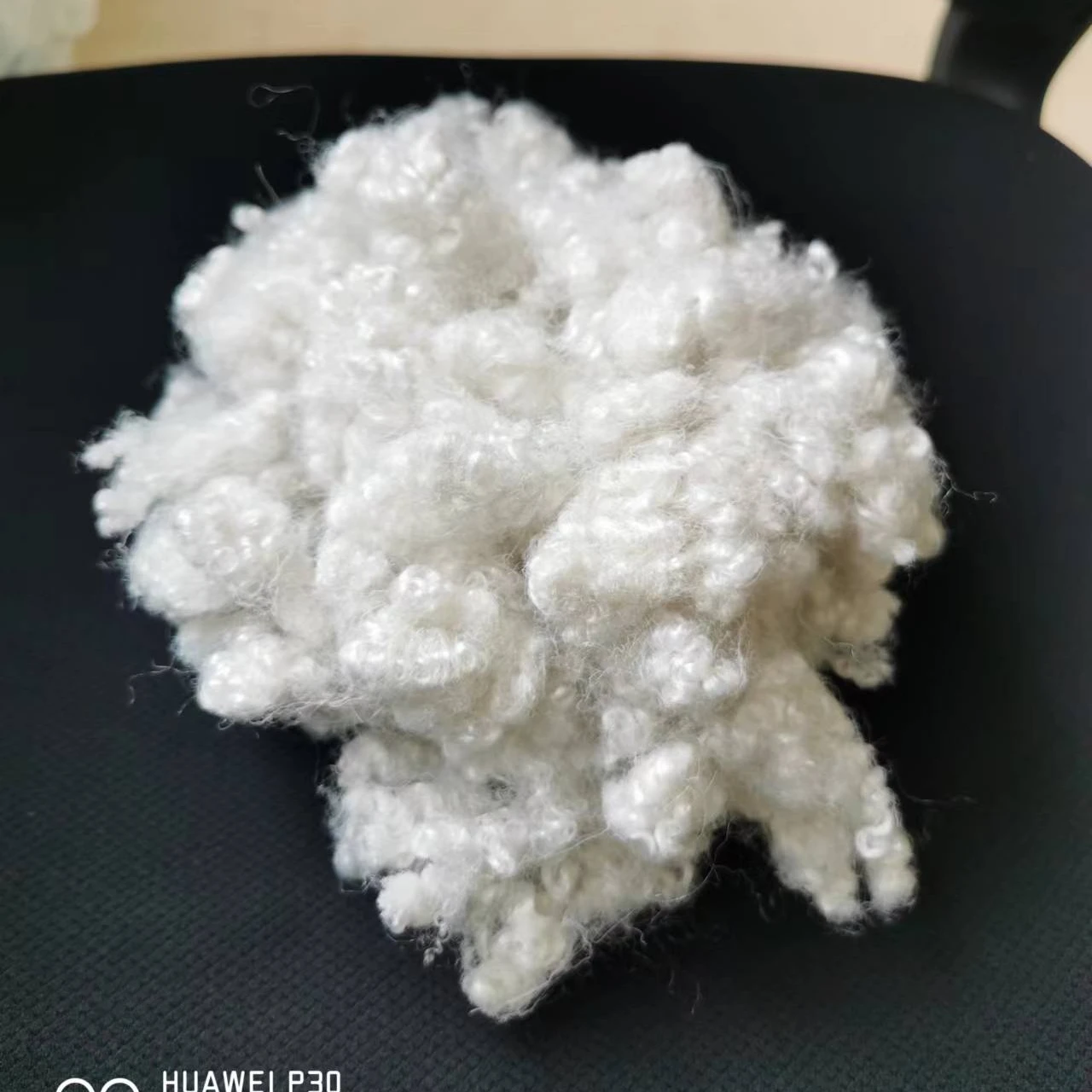 WHOLESALES 25D 64MM HARDEN FIBER Regenerated polyester staple fiber BALES  from my