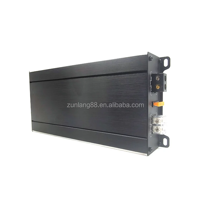 Monoblock Class D Car Amplifier 12V Auto RMS Power with Crossovers Single Channel subwoofer amplifier car audio mono amp