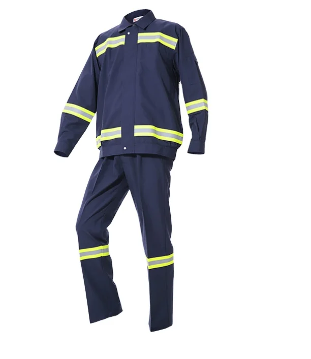 High Visibility Construction Coveralls Overall Uniform bib workwear insurance Safety Working Clothes With Reflective Strips