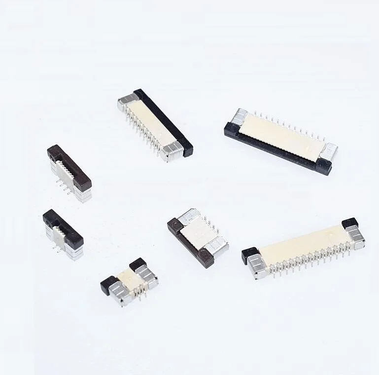 SMD Type 4/8/10/12P/13P24P 0.5mm Pitch FPC FFC Connector support BOM