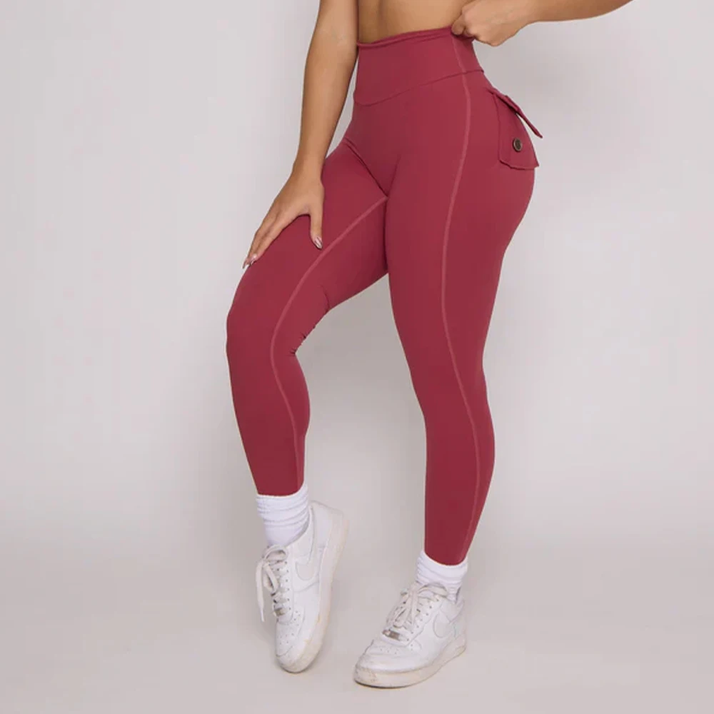 Women Buttery Soft High Waist Tummy Control Sports Yoga Pants Lightweight Quick Dry Scrunch Back pocket yoga pants Yoga Pants