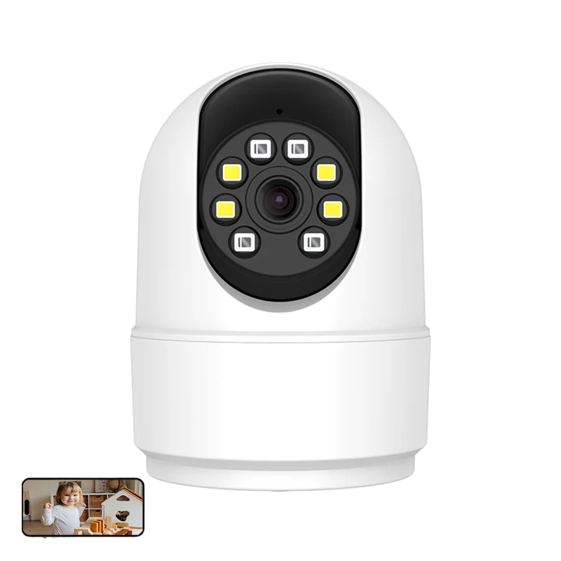 Okam PRO Indoor 1080P HD WiFi Wireless Network Smart Dome AI Color Night Vision WiFi Security Camera Home Use