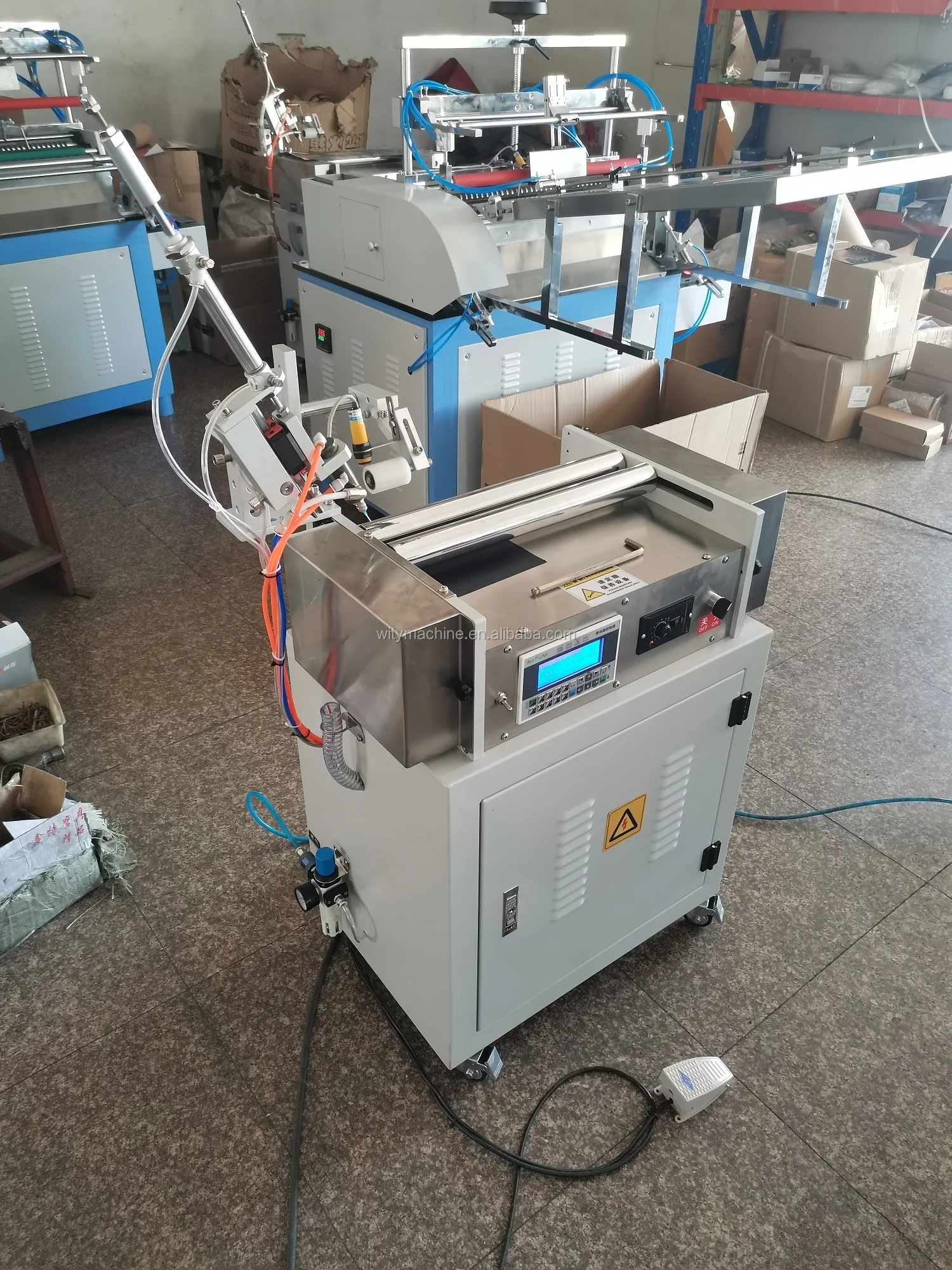 Paper Tube Base Gluing Machine