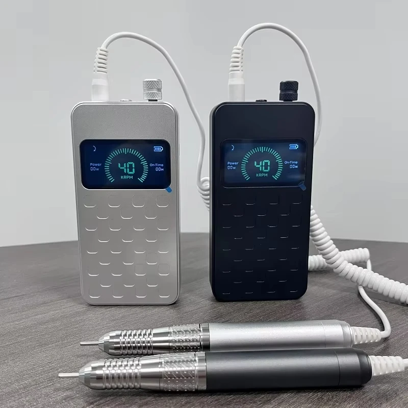 Unique Design 40k Automatic Manicure Efile Cutting 100w Brushless Handpiece Professional Nail Drill Machine for Nails 40000 rpm