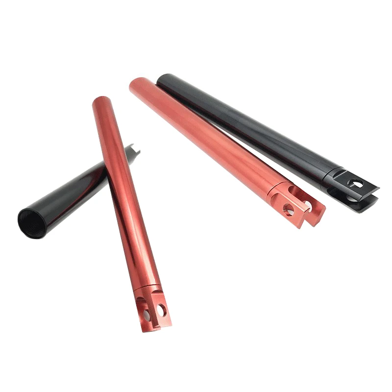 Precision Lathe Metal Turning  Parts CNC Machining Parts Custom Anodize Aluminum Rod