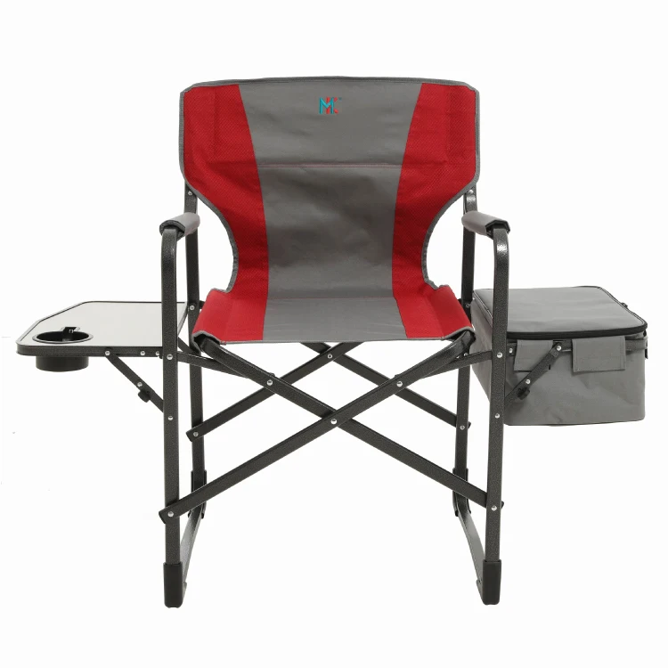 Overside Padded Outdoor Round Lounge Round Folding Adult Large Folding Foldable Camping Director Chair