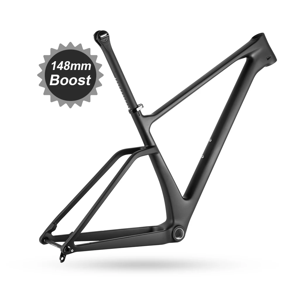 Spcycle New MTB Carbon Frame 148*12mm Boost 29 Inch Mountain Bike Carbon MTB Bicycle Frame 29er with Seatpost
