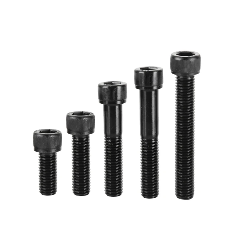 3/16 1/4  5/16 3/8 1/2 5/8 7/16 Inch Imperial UNC UNF Black Oxide Alloy Steel Allen Hex Socket Head Cap Screws Bolts