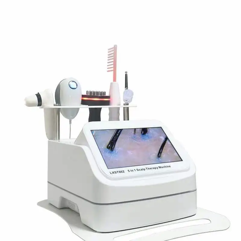 5 In 1 Newest Salon Hair Equipment Scalp Treatment Analyzer Hair Restoration Machine Hair Loss Scalp Massager