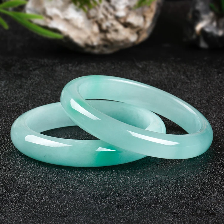 Burma Jade Bracelet Is Full Of Green Jadeite Bangle Ice Purple Jade Bangle  Real Jade Jewelry