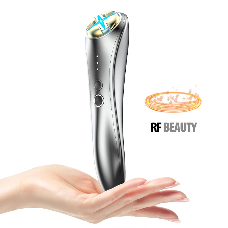 Led light therapy facial device rf beauty device ems rf skin tightening facial massage machine facial roller massager
