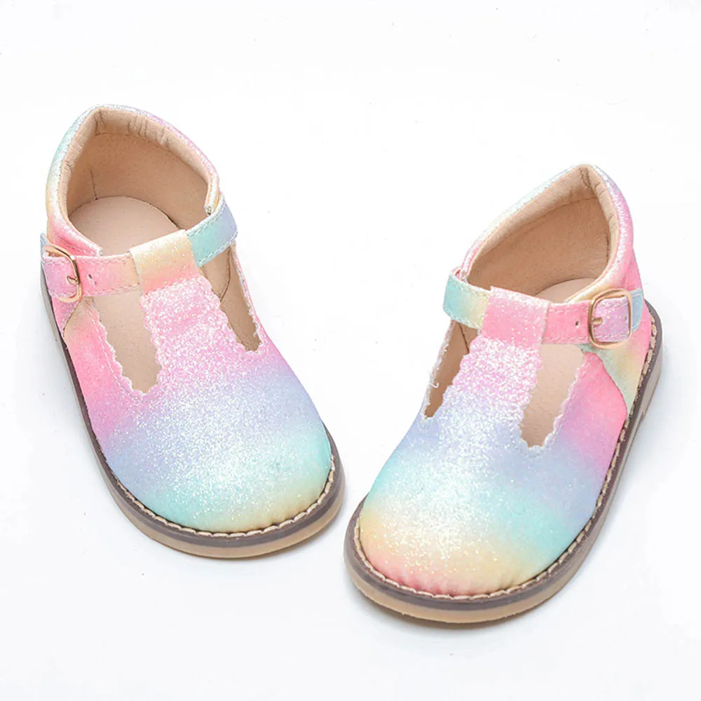 Genuine Leather Dress Shoes Children Soft Sole Mary Jane Shoes For Outdoor To Wear