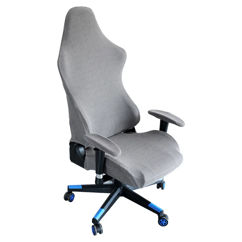 Stretch jacquard computer chair seat covers washable office elastic spandex armchair seat protector cover gaming chair covers