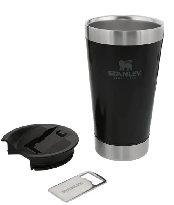 tumbler with handle leopard Stanley CLASSIC STAY CHILL BEER PINT 16 OZ mugs