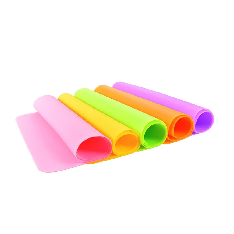 Custom Logo Printing Large Water-Proof Silicone Baking Durable Pastry Place Mat Table Non-Slip Kid Food Silicone Dining Placemat