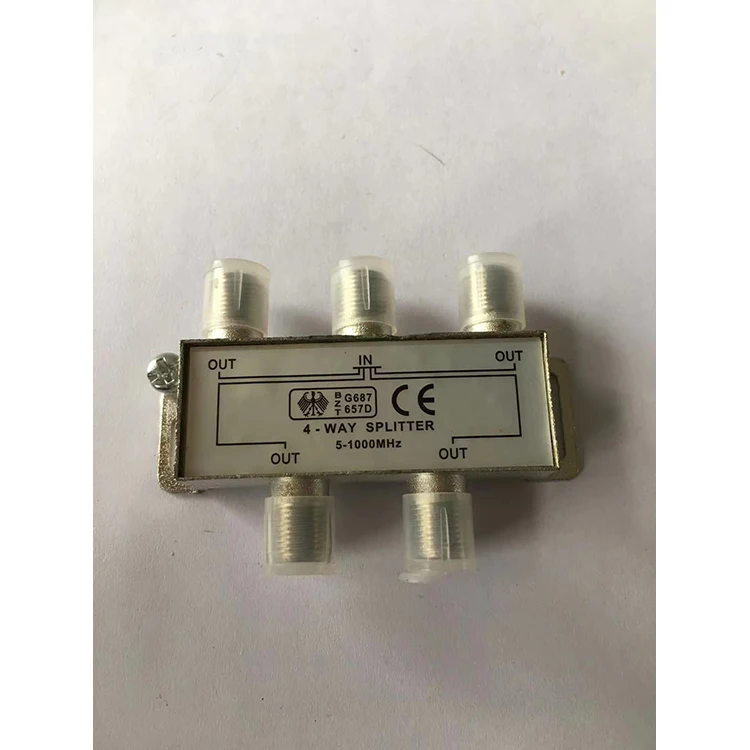 ПРОФЕССИОНАЛЬНЫЙ ЗАВОД по изготовлению 4 способ волоконно-оптический разветвитель кабельного телевидения РЧ разветвитель 4 способа разветвитель