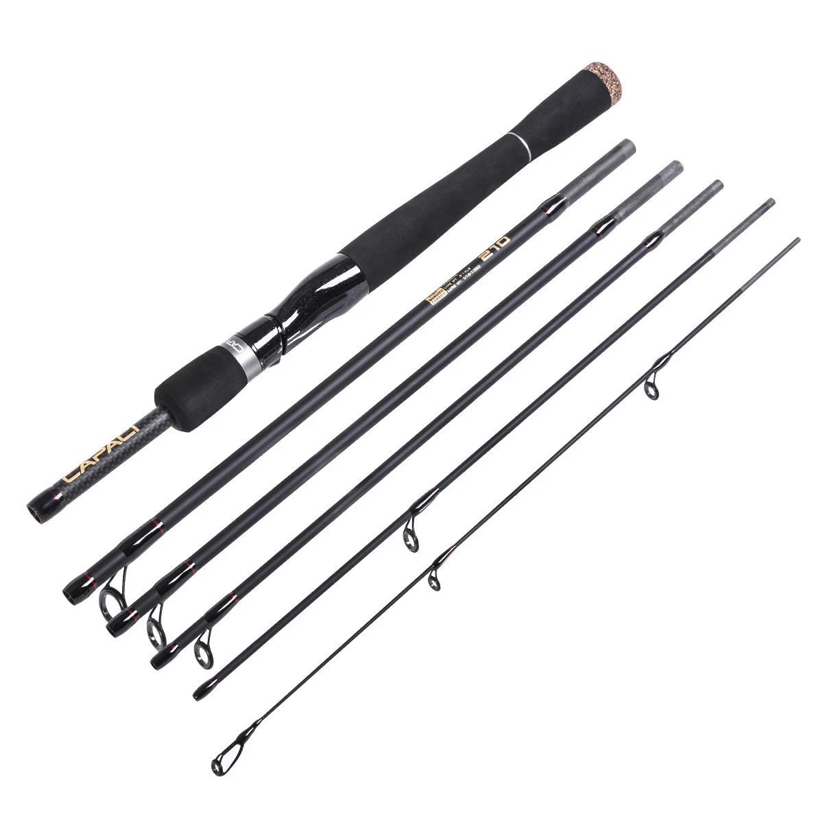 fast ML 2.1/2.4m multi sections short japan fishing rods spinning casting trout sea bass fishing rod ultra light