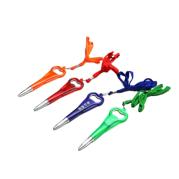 Изготовление на заказ Печать логотипа открывалка для бутылок многофункциональная шариковая ручка с талреп логос напечатал penbottle открывалка Ручка