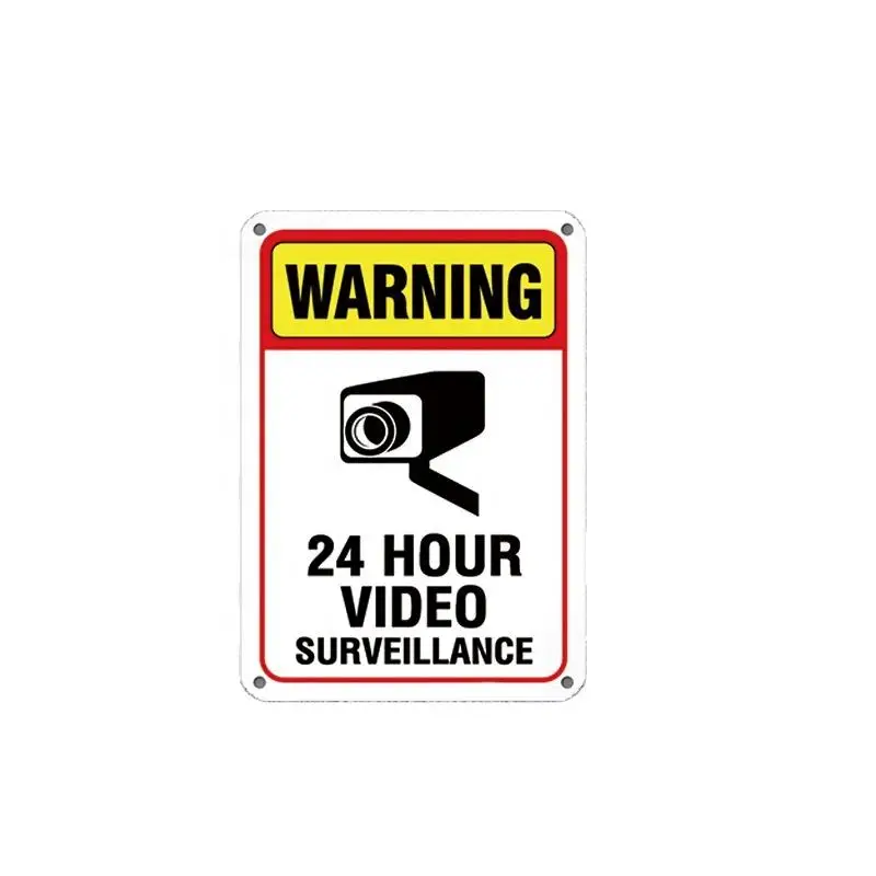 Светоотражающая алюминиевая пластина предупреждающая табличка CCTV знак камеры дорожный безопасности