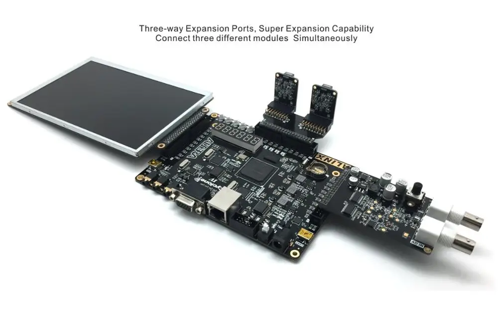 
INTEL ALTERA CycloneIV NIOS EP4CE15 FPGA Development Board DDR2 Gigabit ALINX (Board + Program Loader + camera/4.3