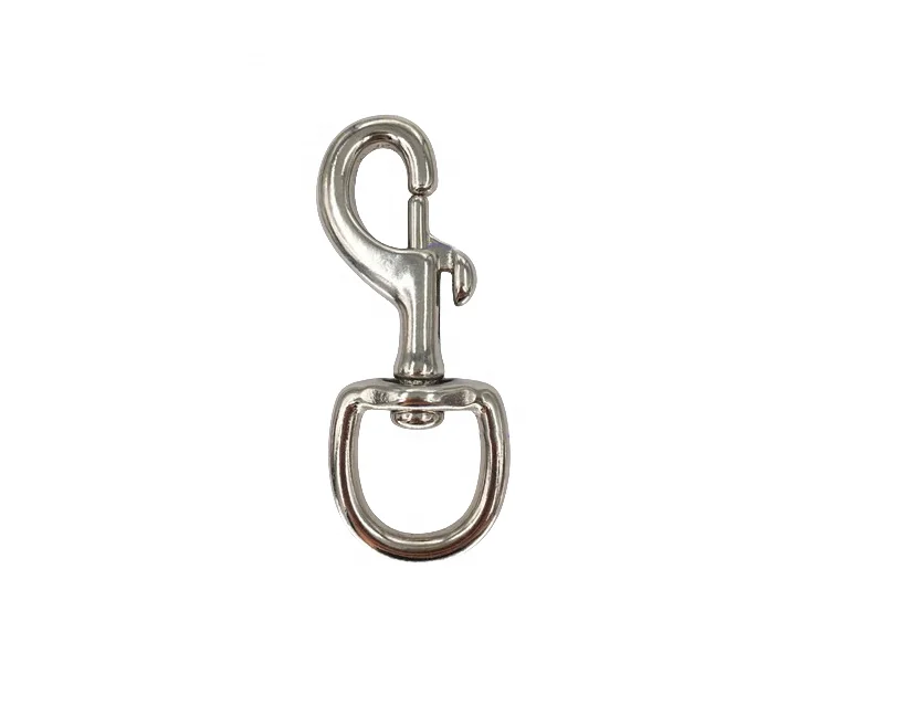 New Latest Design Casting Metal Fixed Eye Snap Leash Hook With Square Swivel Eye Bolt Snap Clip Hook