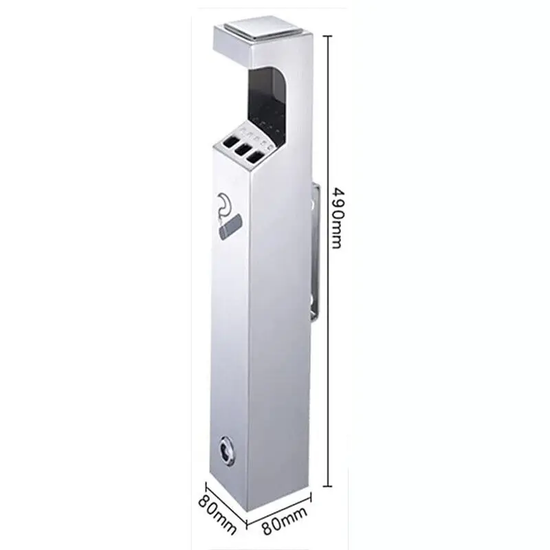 Outdoor Stainless Steel Ashtray Wall Mount Ashtray OEM Factory Price Metal Ashtray