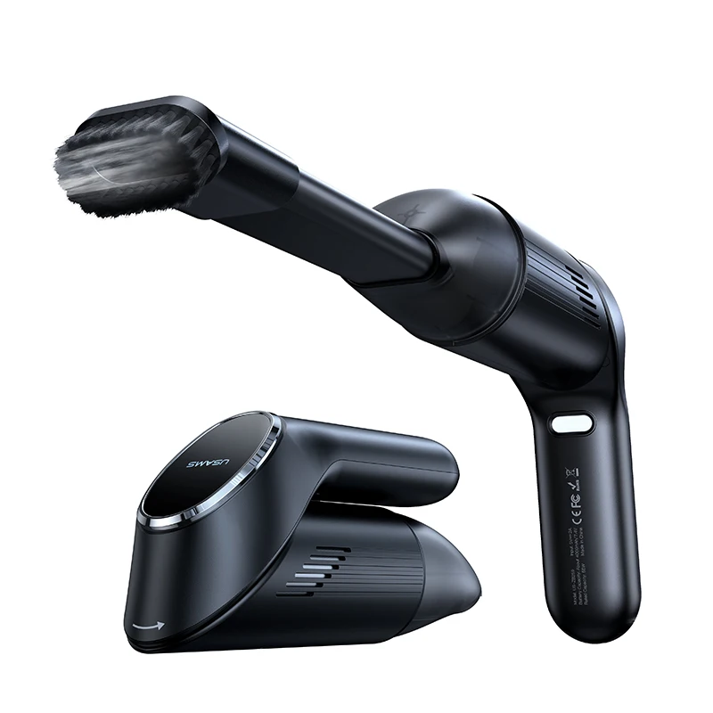USAMS ZB259 High Quality Car Vacuum Cleaner Mini 4300pa Rechargeable Super Suction Portable Handheld 4000mAh Car Vacuum Cleaner
