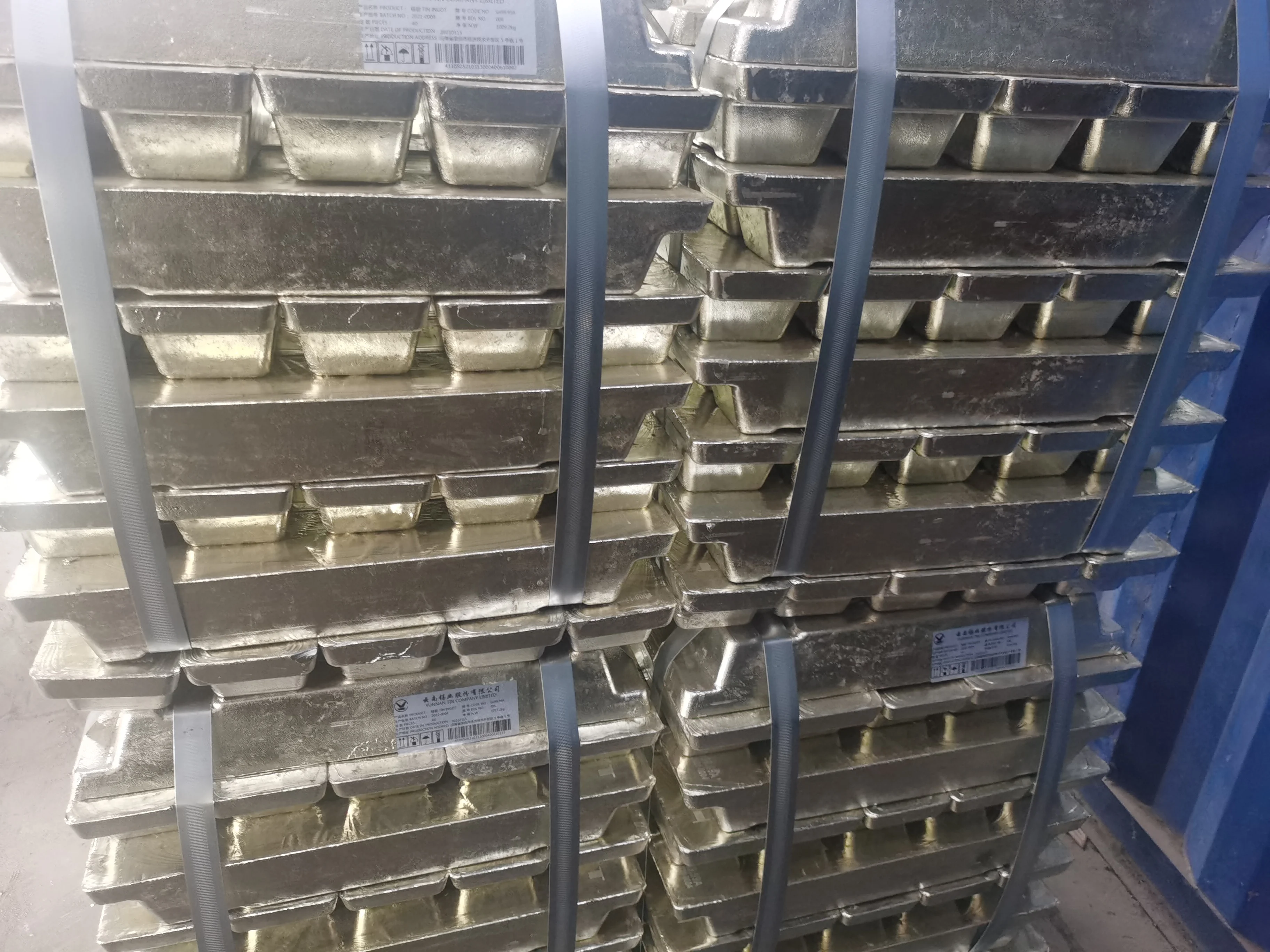  Pure Tin Ingot Cheap Price Big Stock for Sale 99.9% 99.95% 99.99%