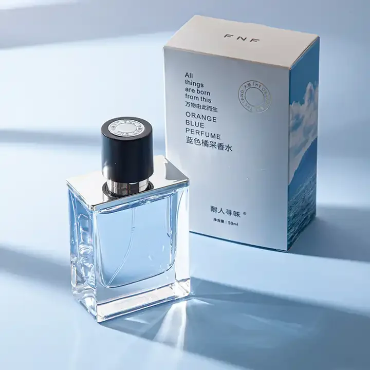 Luxury Square Perfume Spray Bottle High-end 30ml 50ml 100 ml Empty Glass Perfume Bottle With Lid and Box