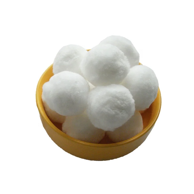 Chinese supplier for water treatment of water purification filter material fiber ball for swimming pool cleaning