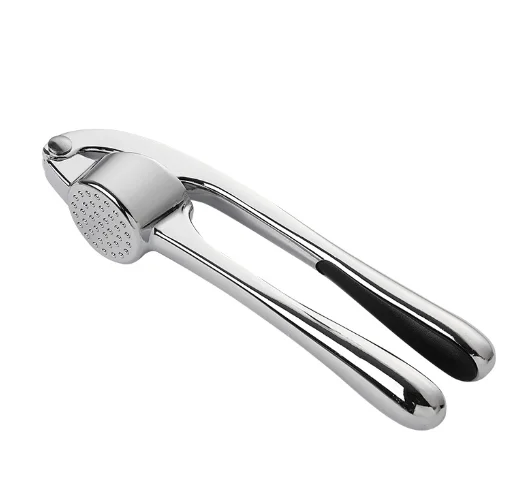 Hot Sale Kitchen Products Premium Quality Garlic Press Tool Assisted Garlic Mincer Easy Clean Garlic Crusher
