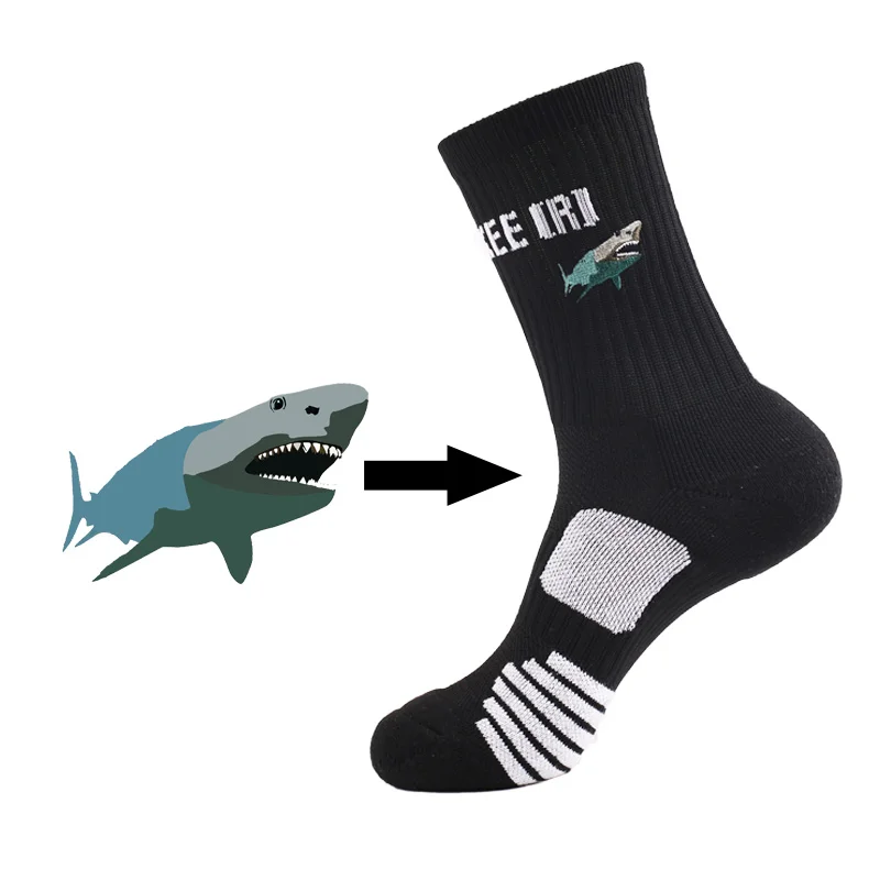 Stripe tan compression men socks with logo bamboo OEM ODM Cotton sports  sock unisex crew custom fashion camel  socks