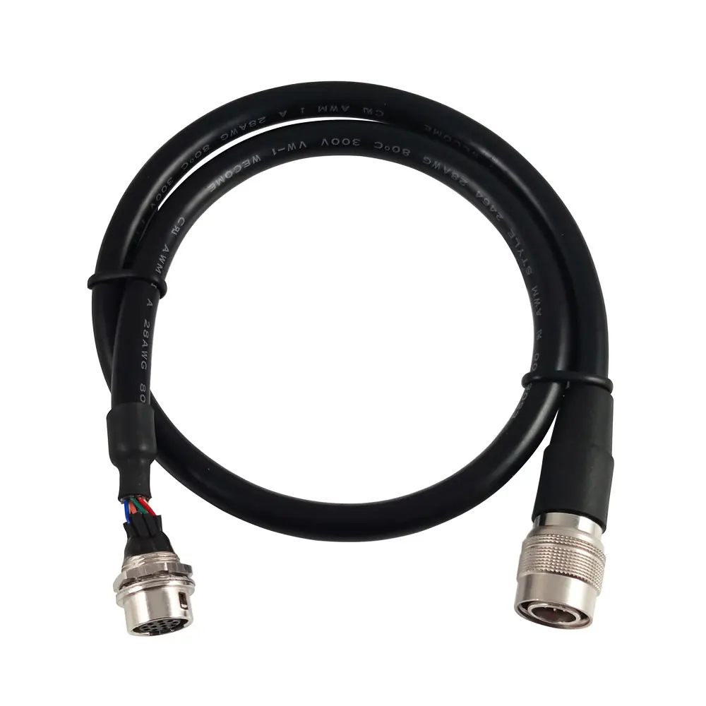 Robotic Extension Hirose Camera Cable 12 Pin Ccd Cmos Camera Flex Cable Hr10a-10p-12p/hr10a-10p-12s