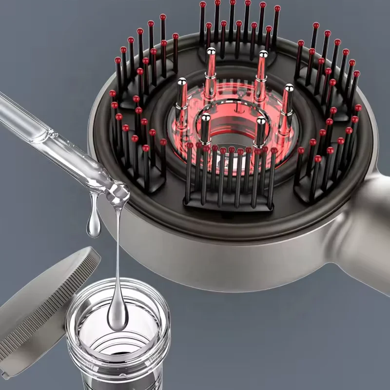 Trend Product 2024 Anti Hair Loss Scalp Massaging Brush red light therapy Electric EMS Hair Growth Comb