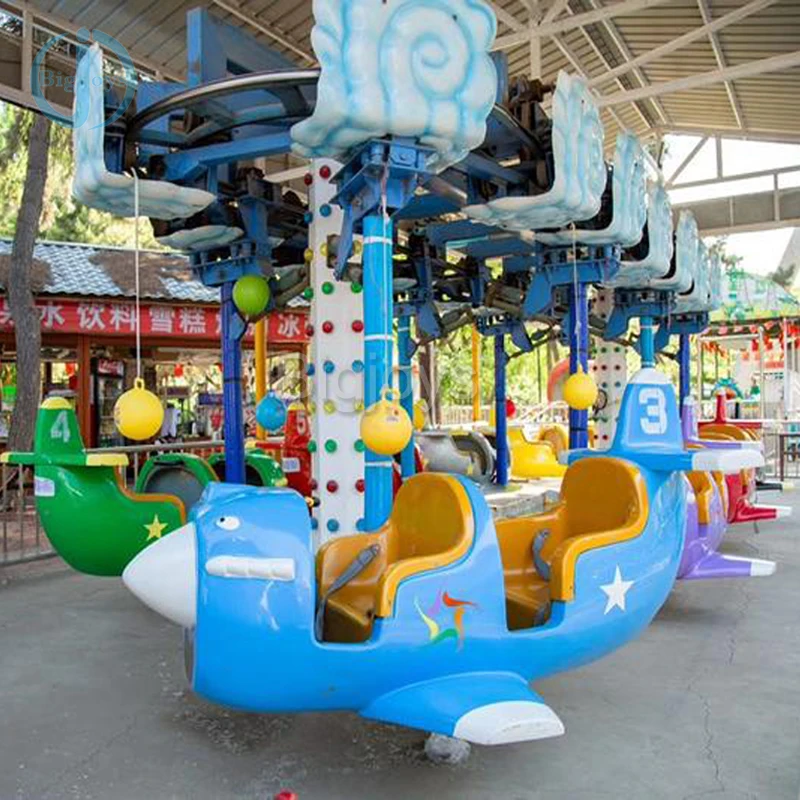 Interesting Amusement Park Kids Rides Flying Tiger Rides Carnival Game Shark Flying Ride For Sale